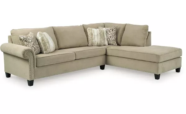 dovemont putty raf corner chaise by ashley