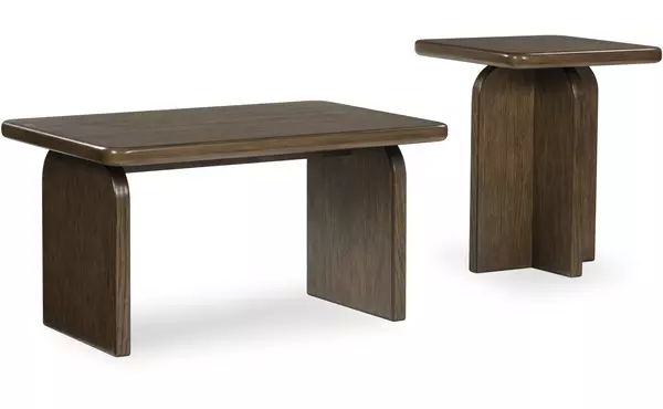 shawbeck medium brown occasional table set (2/cn) by ashley