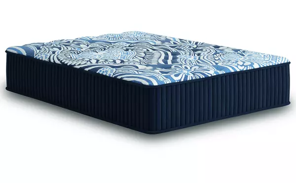 firm luxe 2.0 blue king mattress by ashley