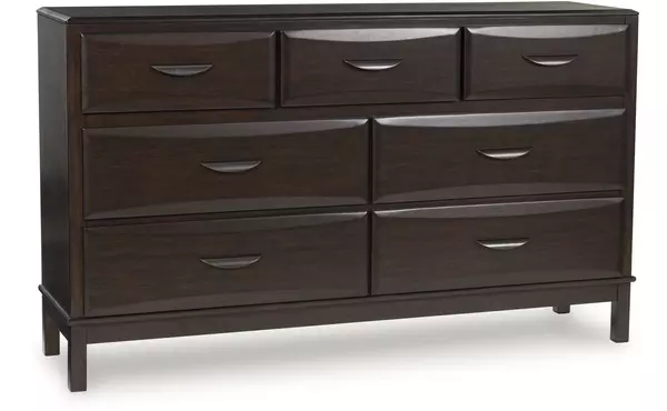 vanmore dark brown dresser by ashley