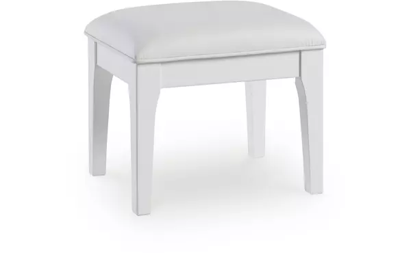 chalanna white vanity stool by ashley