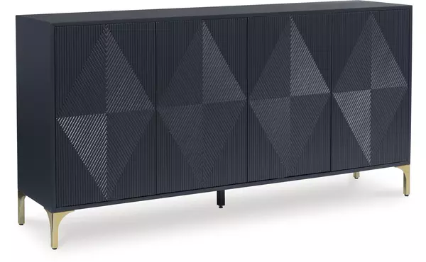 loirwick dark blue accent cabinet by ashley