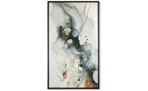 foxenburg blue/amber/white wall art by ashley