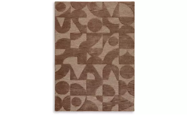 perrenton clay large rug by ashley