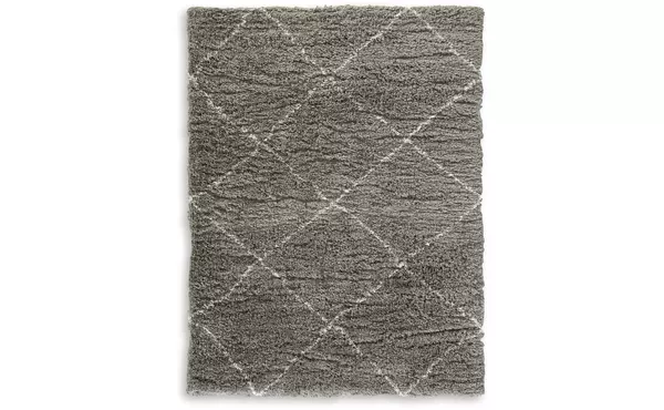 wrenlow gray/cream medium rug by ashley