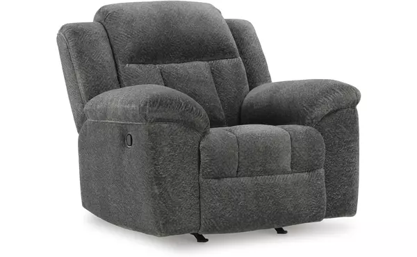 frohn graphite rocker recliner by ashley