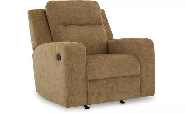 kanlow honey rocker recliner by ashley