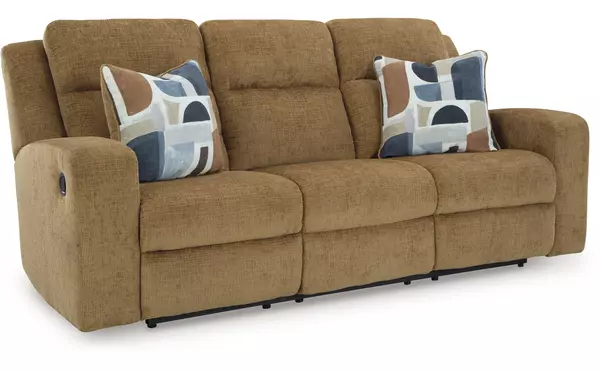 kanlow honey reclining sofa by ashley