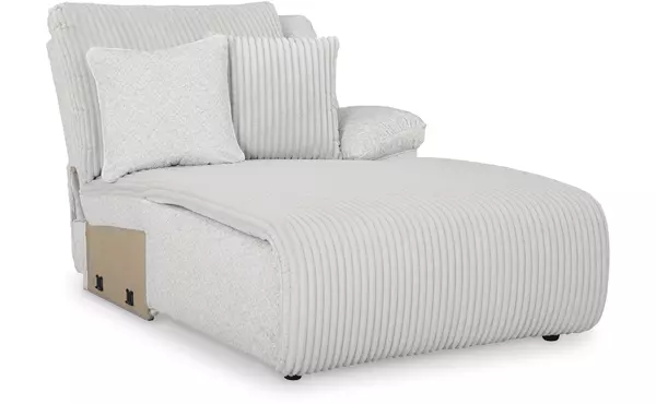 top tier alloy raf press back chaise by ashley