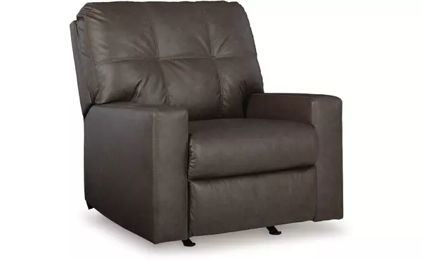 barlin mills umber rocker recliner by ashley