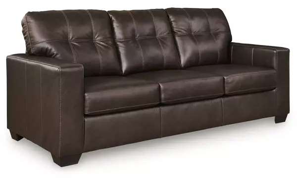 santorine dark brown sofa by ashley