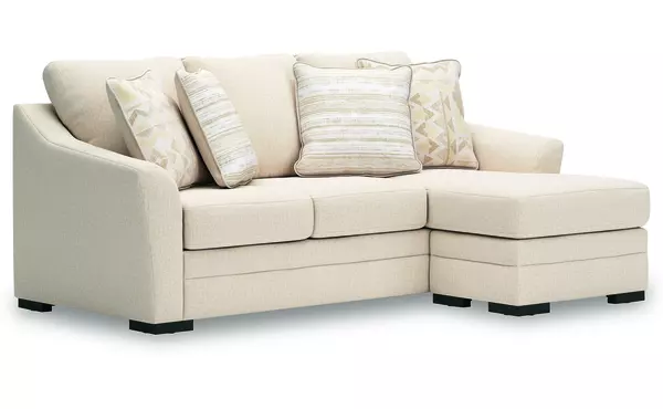 lango jute sofa chaise by ashley