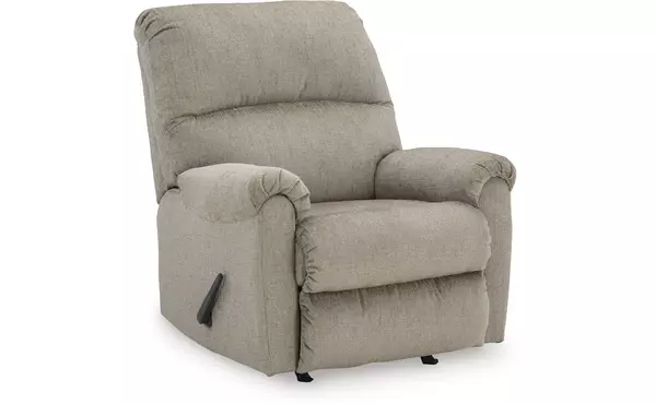 stonemeade taupe rocker recliner by ashley