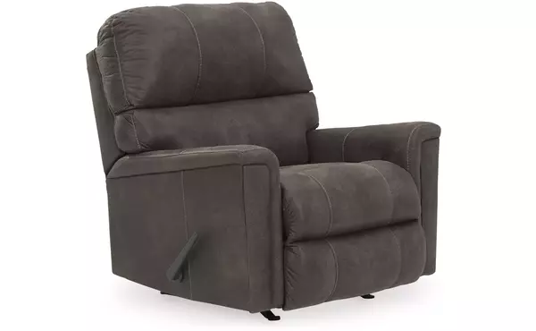 navi smoke rocker recliner by ashley
