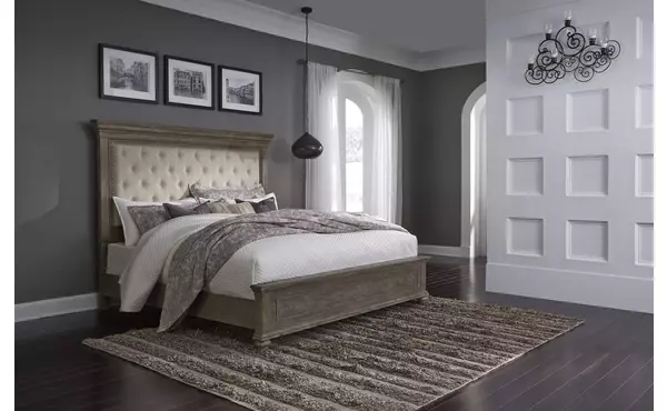 johnelle gray cal king panel rails by ashley