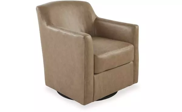 bradney tumbleweed swivel accent chair by ashley
