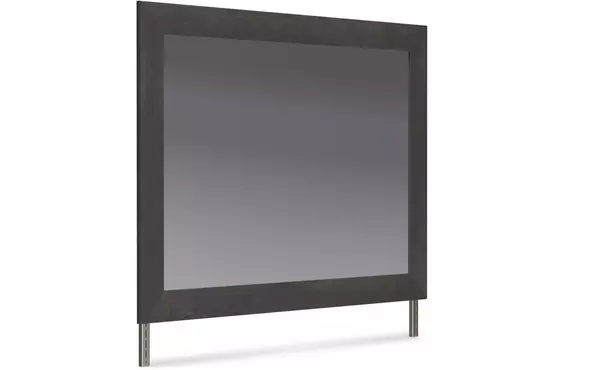 gardanza black bedroom mirror by ashley