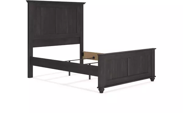 gardanza black queen panel rails by ashley