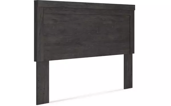 brinxton charcoal king panel headboard by ashley