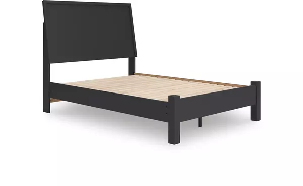 danziar black full panel headboard by ashley