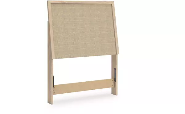 cielden two-tone twin panel headboard by ashley