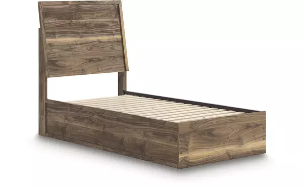 chirason brown twin panel footboard by ashley