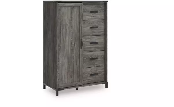 frandern warm gray dressing chest by ashley