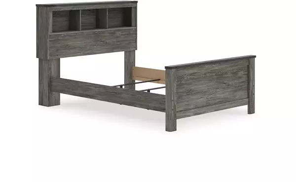 frandern warm gray full panel rails by ashley