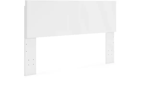 onita white king panel headboard by ashley