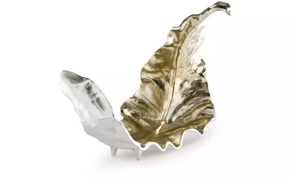 darinsen gold/silver finish sculpture by ashley