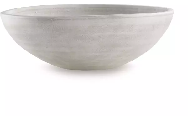 meadie distressed white bowl by ashley