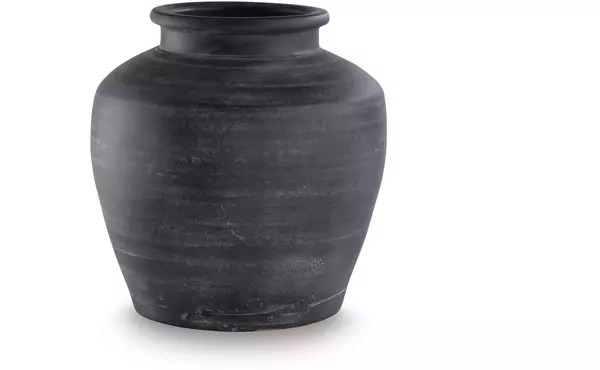 meadie distressed black vase by ashley