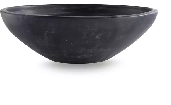 meadie distressed black bowl by ashley
