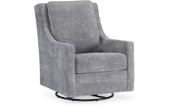 kambria ash swivel glider accent chair by ashley
