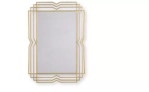 claybrook gold finish accent mirror by ashley