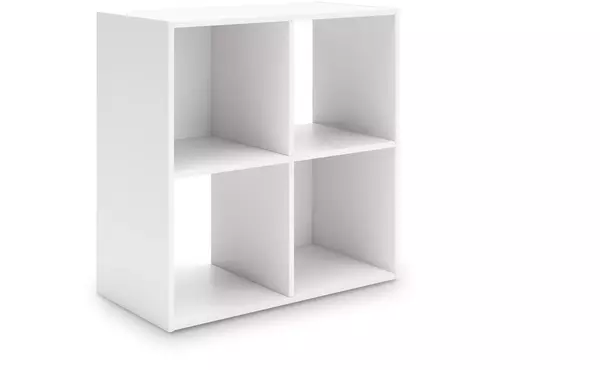 onita white four cube organizer by ashley