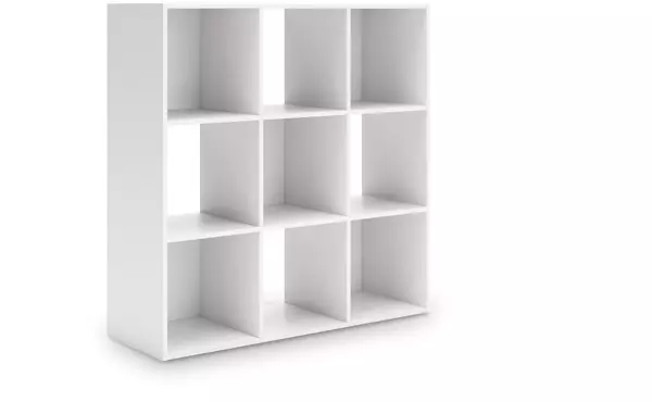 onita white nine cube organizer by ashley