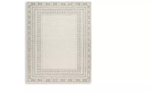 idaman taupe/brown large rug by ashley