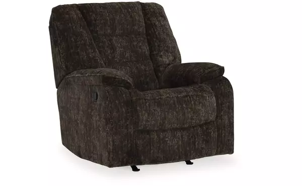 soundwave chocolate rocker recliner by ashley