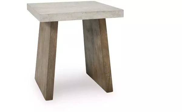 brendalhouse light brown square end table by ashley