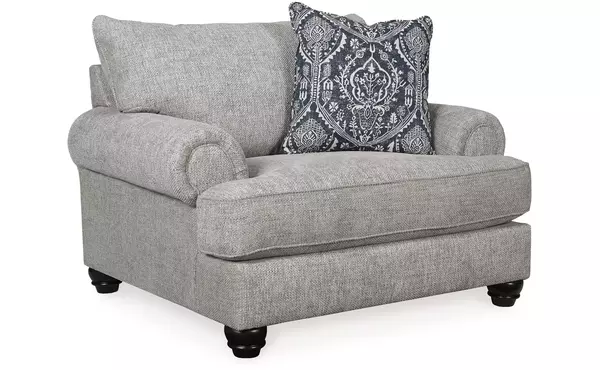 morren dusk chair and a half by ashley