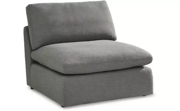 tanavi smoke armless chair by ashley