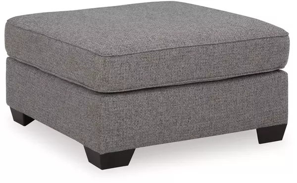 reydell charcoal oversized accent ottoman by ashley