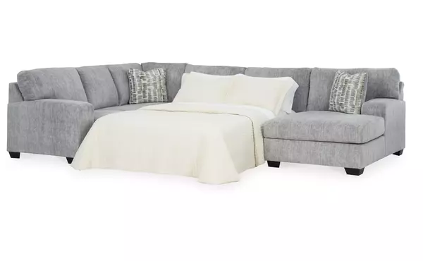 pembrey pewter armless full sleeper by ashley