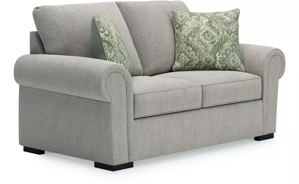 sararose heather loveseat by ashley