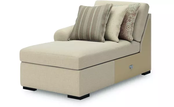 ladymae twill laf corner chaise by ashley