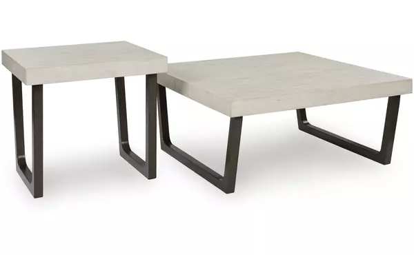 westenfort espresso/gray occasional table set (2/cn) by ashley