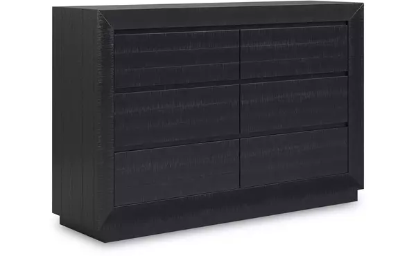 londer black dresser by ashley