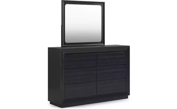 londer black bedroom mirror by ashley