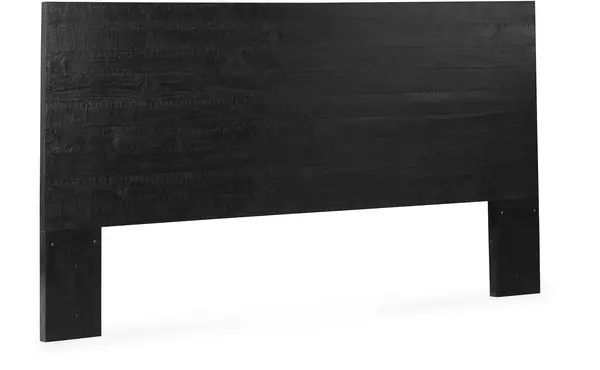 londer black queen panel headboard by ashley